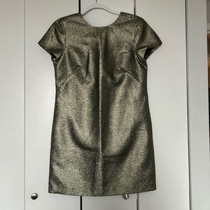 Sparkle Metallic Madewell shift dress